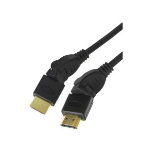 HDMI قابل للتعديل 360 درجة دوارة بزاوية من الذكور إلى الذكور كابل