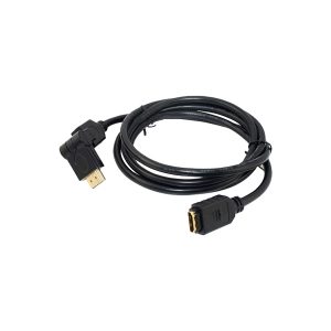 HDMI A Male 360 Degree Rotation Swivel to Female Extension Cable