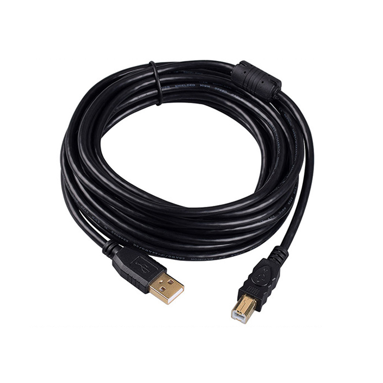 USB 2.0 Cable de impresora certificado de 480 Mbps tipo A macho a macho B