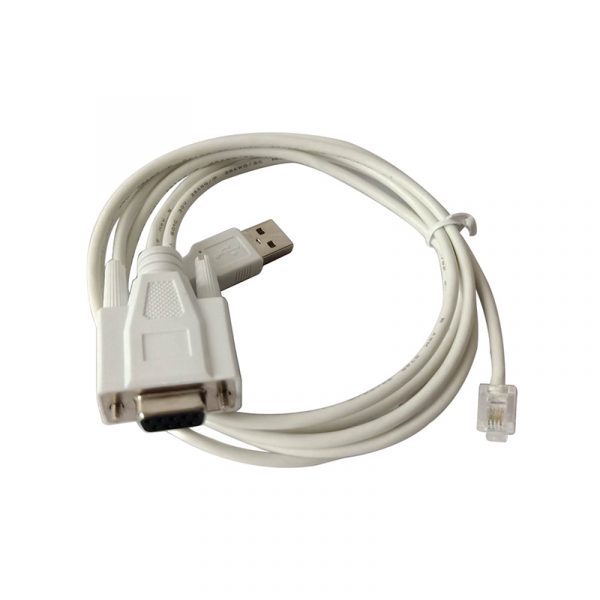 6P4C RJ11 to 9 pin RS232 Programming Cable with USB port