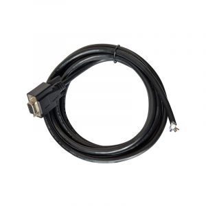 9 Wires DB9 male to open ended RS-232 Pigtail Cable