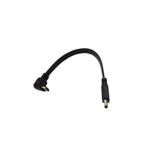 Flat Slim HDMI A male to 90 Degree Down Angle Cable