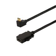 90 degré HDMI 1.4 Câble de panneau de plaque frontale murale