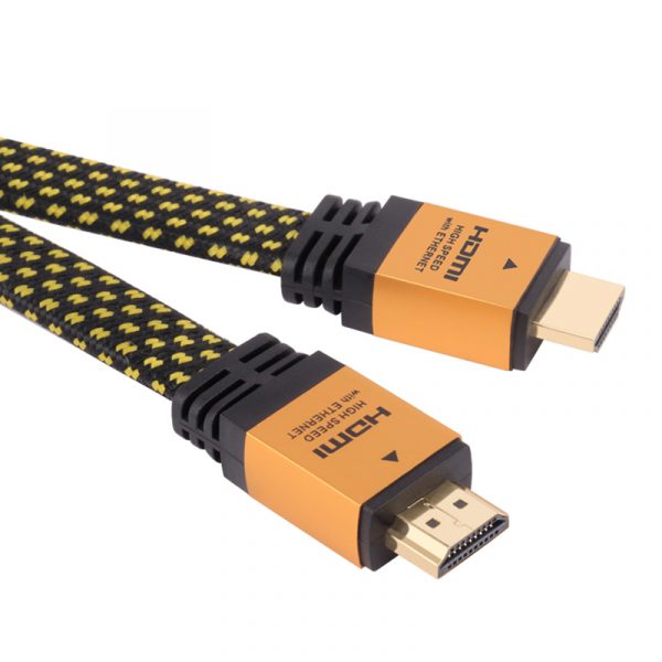Braided Flat 4k 3D HDMI HD PS4 XBOX Cable 