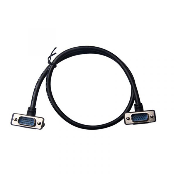 Kabel koncentryczny o wysokiej rozdzielczości 90° 15 pinowy kabel monitora VGA