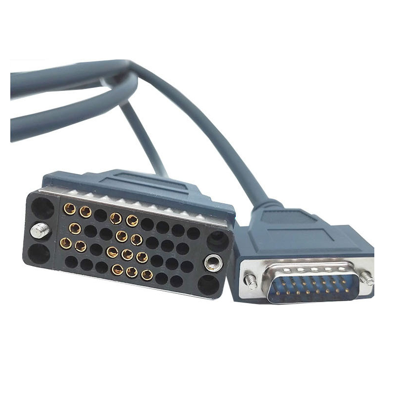 Cable de enrutador Cisco V.35 34Pin 16C hembra a DB15 macho