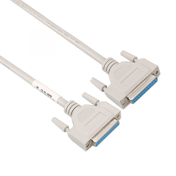 DB25 hona till hona RS232 seriell modem DTE-kabel
