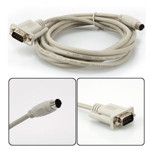 6 Pin Mini Din male to DB9 Serial 9 Pin male Mouse Cable