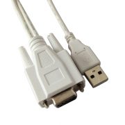 DB9 hona till 6P4C RJ11-kontakt Kabel med USB-ström