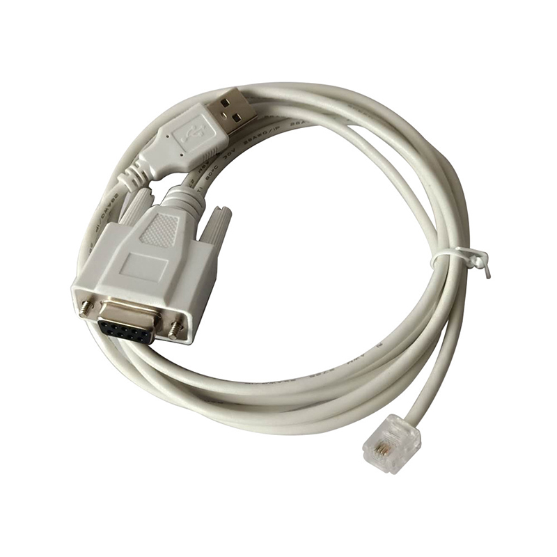 RJ11 6P4C Crystal Head to RS232 Serial Port Female DB9 Cable