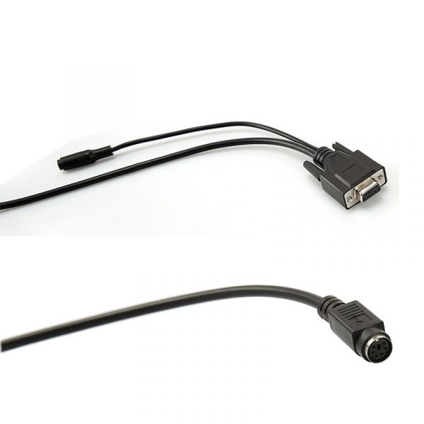 DB9 až 6 Pin Mini Din DC5.5 propojovací kabel