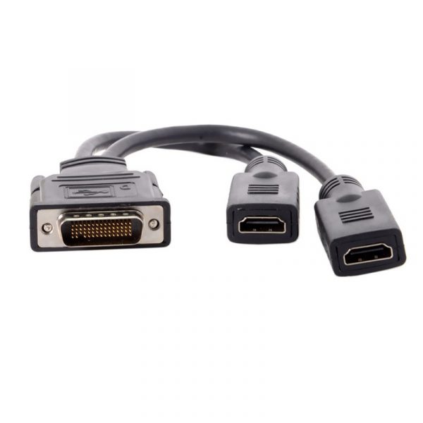 LFH 59 Pin to HDMI Female Dual Monitor Cable