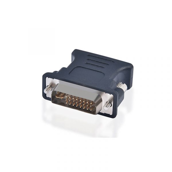 DVI-I 24+5 Support à vis Micro USB coudé en degrés vers USB 15 broche VGA Femelle Adaptateur