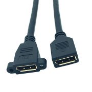 Display Port Female to Female Panel Mount Cable