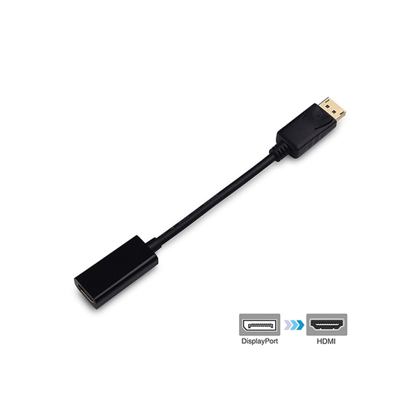 DisplayPort hane till HDMI hona passiv adapterkonverterare