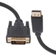 Displayport Male To DVI 24 +1 Pin Male 1080p Cable 
