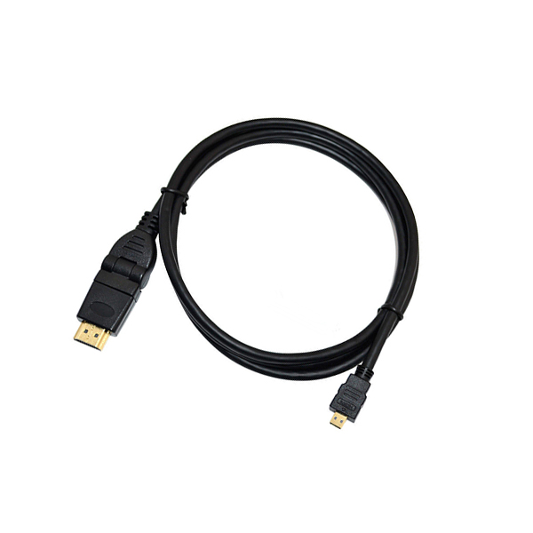 منفذ HDMI 360 degree Swivel Adjustable angled male to Micro HDMI male Cable