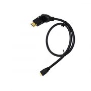 HDMI Type D to 360 degree Rotating HDMI Type A Cable