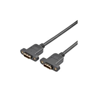 Kabel HDMI typu A żeński na żeński do montażu na panelu