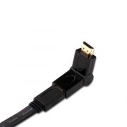 HDMI Male to Female 360 Drehung des Ellbogens von HDMI-Stecker auf Buchse