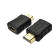 Straight HDMI Type A Male To HDMI Female Extender Adapter