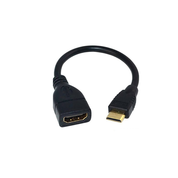 HDMI TYPE A female to Mini HDMI type C male cable