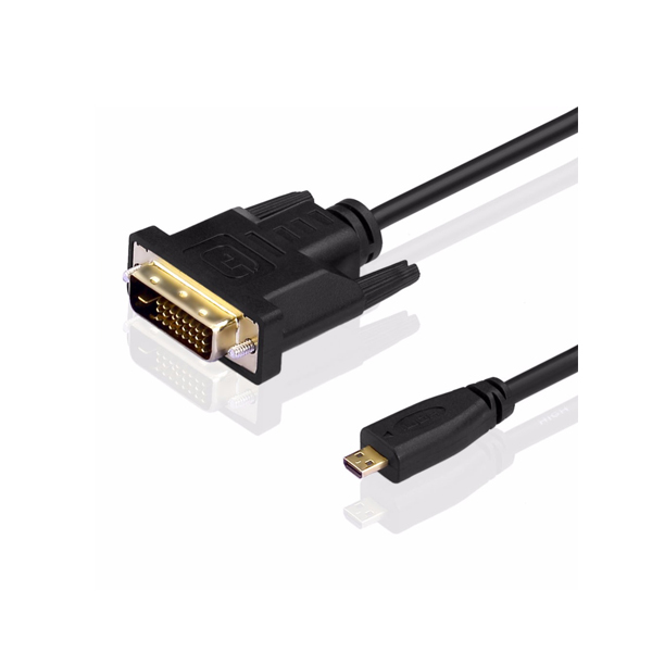 HDMI Type D to DVI-D adapter cable