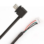 Intelligence 5 broche pas de 2,54 mm à 90 degré Câble Micro USB