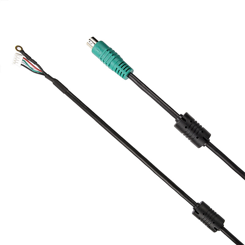 MD6 pin to 4 Ta 6-pinski kabel Mini Din moški-moški PS/2 je kot nalašč za serijsko podatkovno komunikacijo med zunanjimi napravami in osebnimi računalniki, vključno s tipkovnicami v slogu PS2