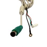 Tipkovnica 4P do MD6 pin kabel z ozemljitveno sponko