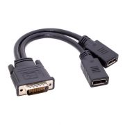 LFH 59 DMS 59 Pin to Dual displayport Female Video Card Cable