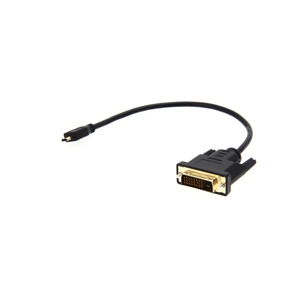 Micro HDMI na DVI DVI 24+1 Mužský kabel