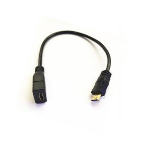 Кабель Mini HDMI-HDMI Retractable Curl Spring Spiral Cable