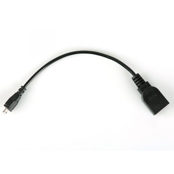 Micro USB 2.0 to RJ45 Cat5e PoEs Camera Cable