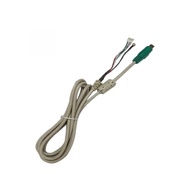 Mini Din 6 fixează la 4 pin ground terminal Wire Cable