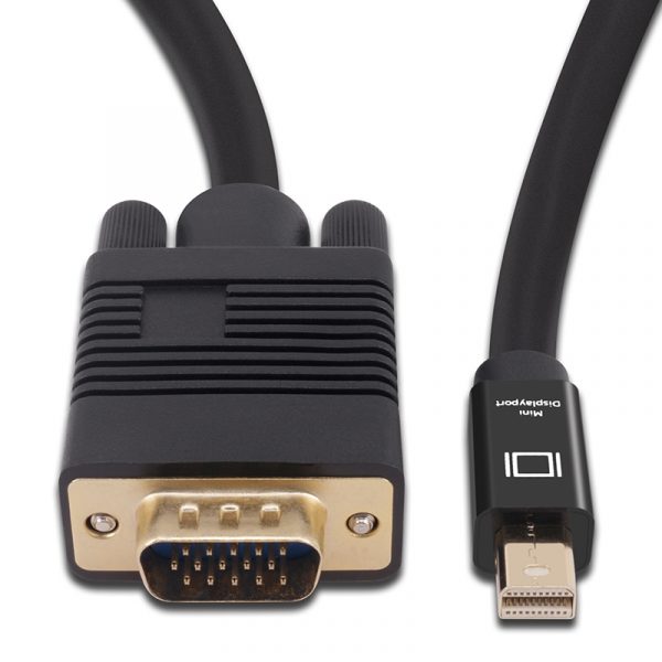Mini DisplayPort Thunderbolt to VGA Male Cable
