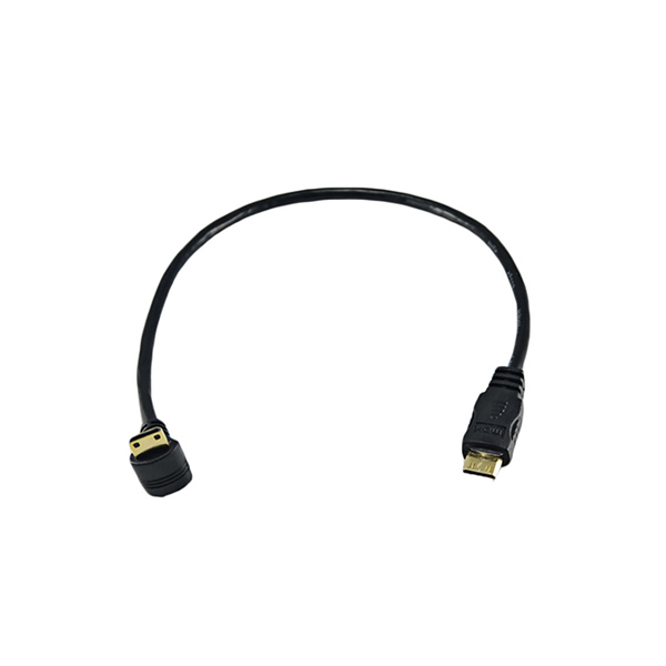 Mini HDMI Male to 90 Degree Down Angle Mini HDMI Male cable