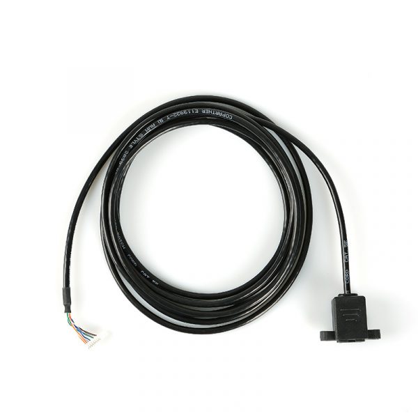 RJ45 to 12pin Molex 1.25mm Pitch panel mount Cable