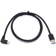 USB3.1 en ángulo recto tipo C a USB 3.0 Un cable macho
