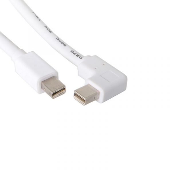 Right Angled 90 Degree Mini DP Displayport Cable