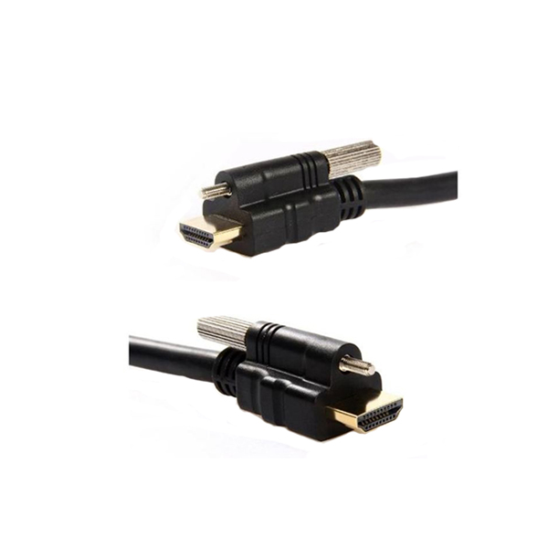 Schraubensicherungskabel HDMI Stecker auf Stecker