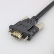 Screw lock HDMI male to male Cable