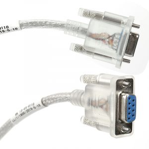 Blindado 9 Formas DB9 D-Sub Cable de datos de módem en serie