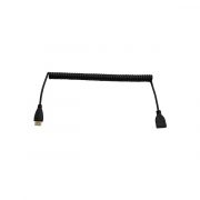 Spring Coiled HDMI Male to Female cable