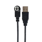 यु एस बी 2.0 A Male to down Angled B Male scanner Cable