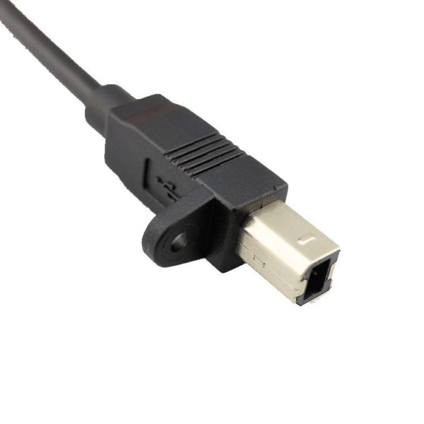 USB 2.0 AM to BM printer cable with screws