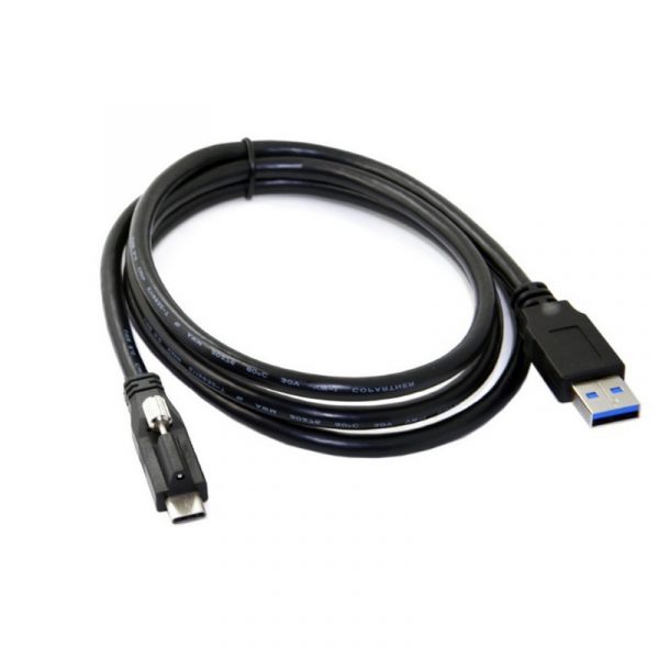 USB 3.1 type C to USB 3.0 A camera Cable with one screw