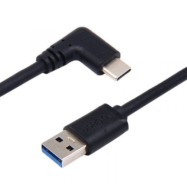 USB tipo C 90 Grado USB 3.0 Cable de carga rápida