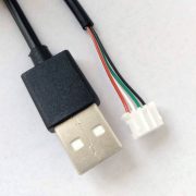 USB2.0 A male to JST 2.0mm pitch 4pin PCB Cable 