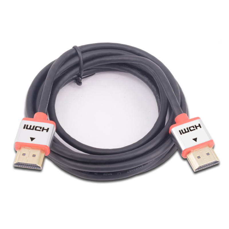 Ultra tenký vysokorychlostní ethernetový kabel HDMI s průměrem 3,2 mm